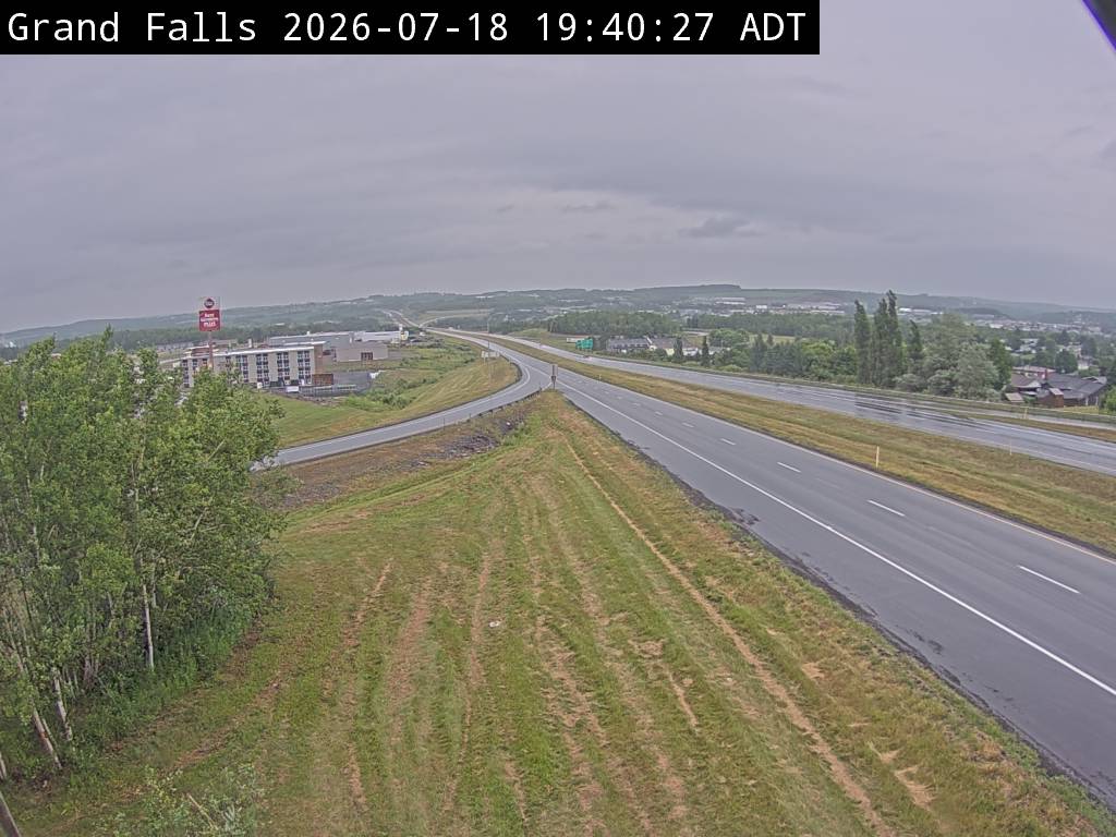 Web Cam image of Grand Falls (NB Highway 2)