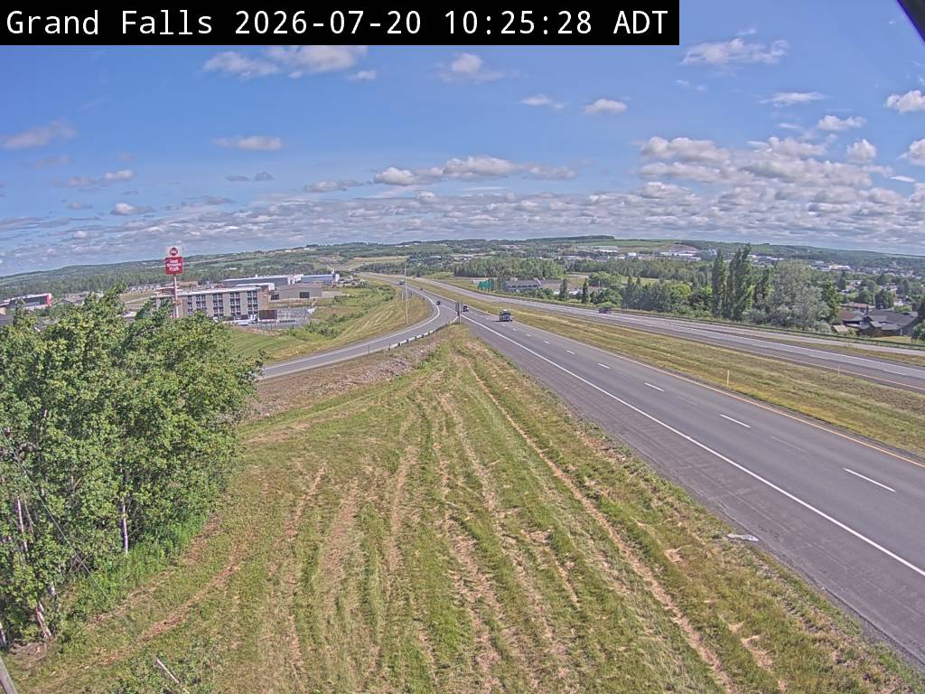 Web Cam image of Grand Falls (NB Highway 2)