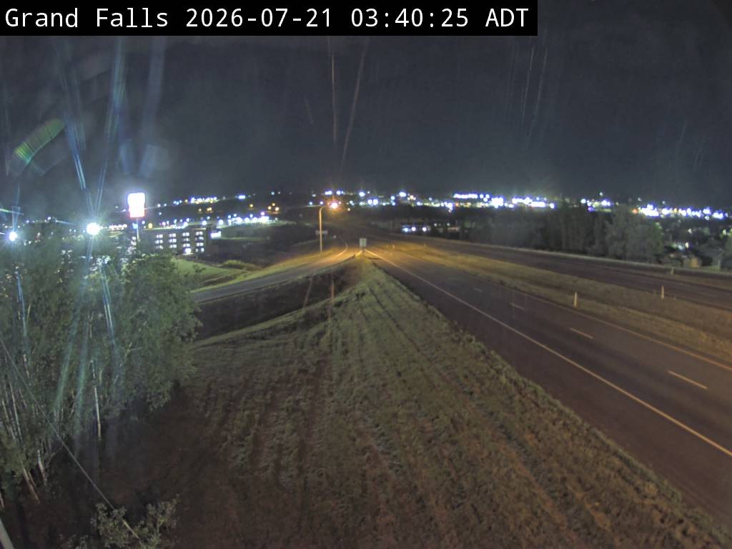 Web Cam image of Grand Falls (NB Highway 2)