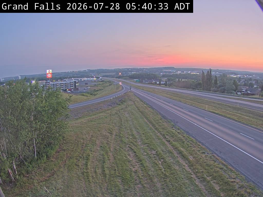Web Cam image of Grand Falls (NB Highway 2)