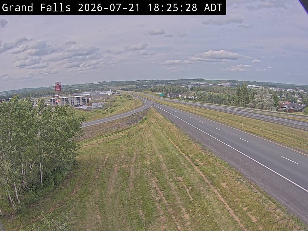 Web Cam image of Grand Falls (NB Highway 2)