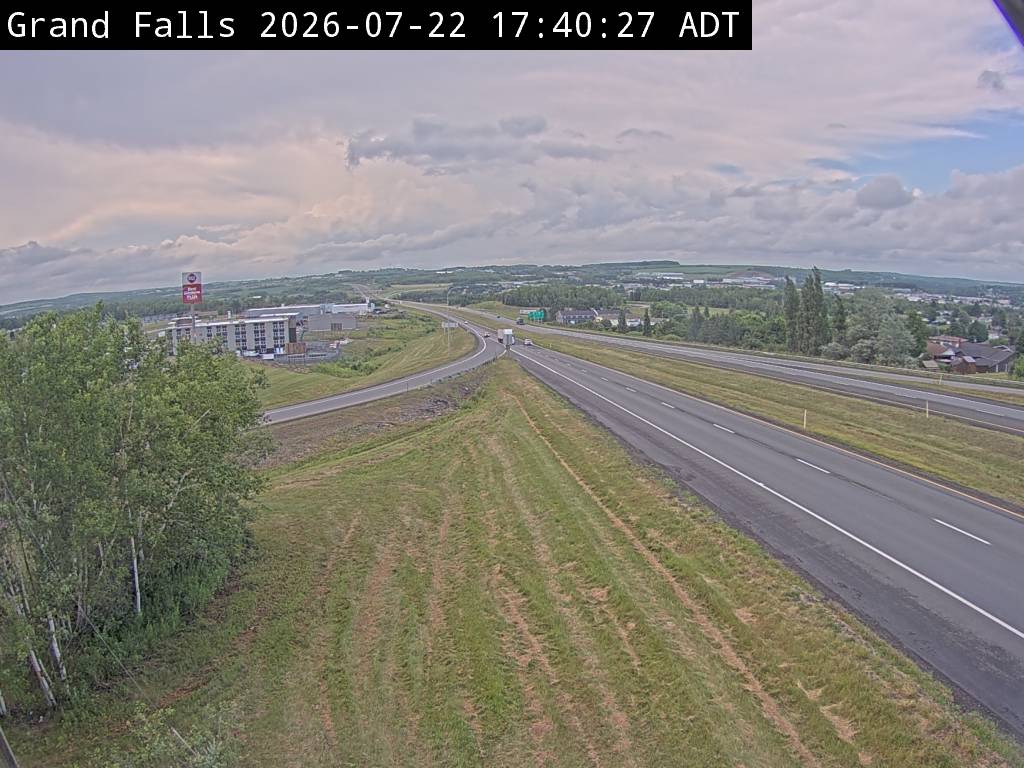 Web Cam image of Grand Falls (NB Highway 2)