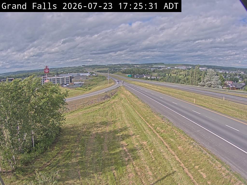 Web Cam image of Grand Falls (NB Highway 2)