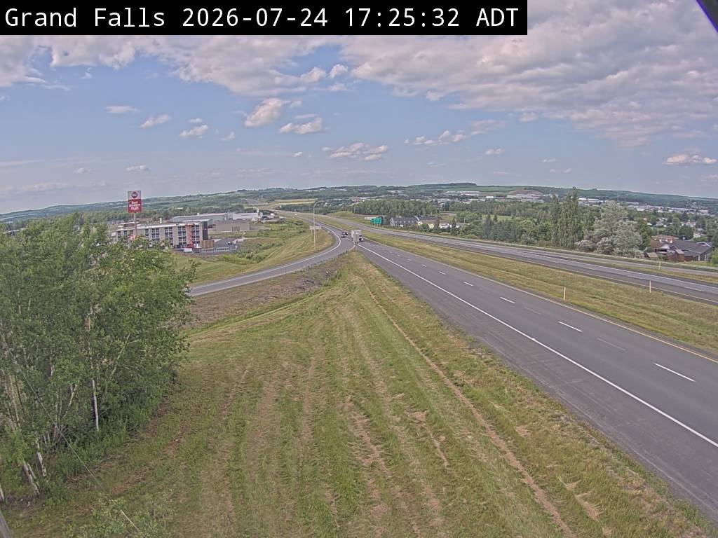 Web Cam image of Grand Falls (NB Highway 2)