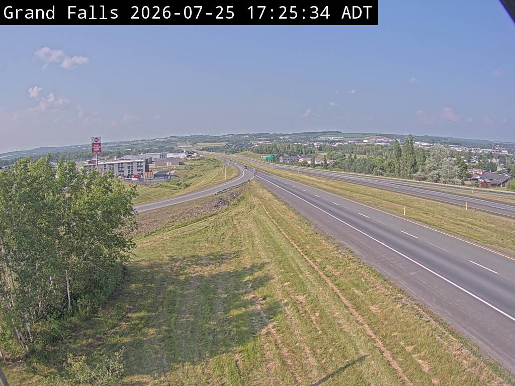 Web Cam image of Grand Falls (NB Highway 2)