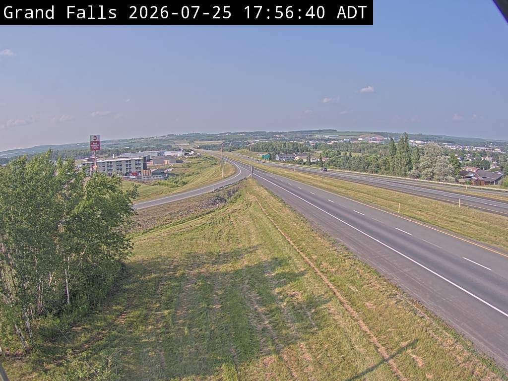 Web Cam image of Grand Falls (NB Highway 2)