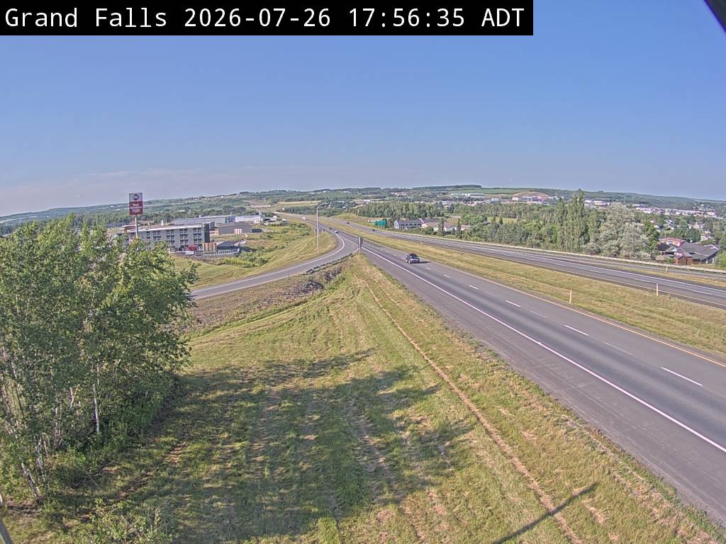 Web Cam image of Grand Falls (NB Highway 2)