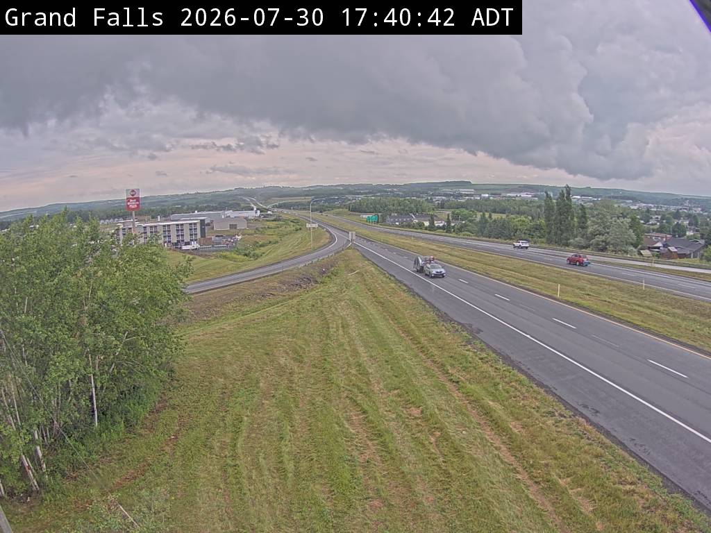 Web Cam image of Grand Falls (NB Highway 2)