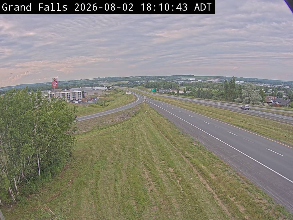 Web Cam image of Grand Falls (NB Highway 2)