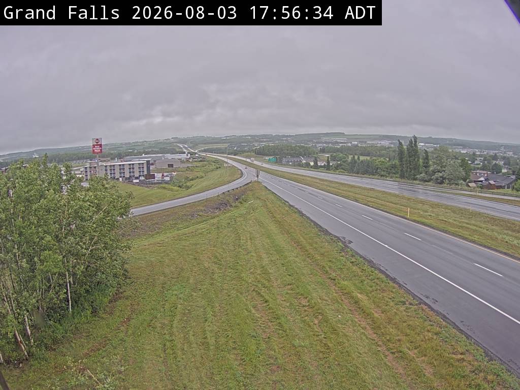 Web Cam image of Grand Falls (NB Highway 2)