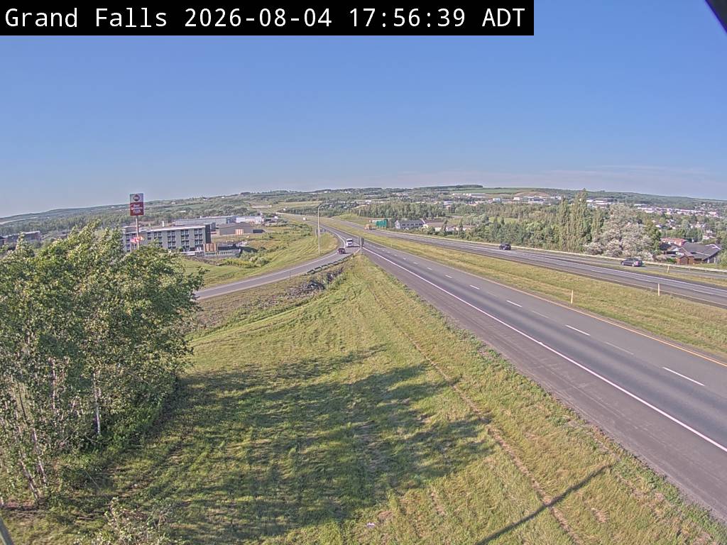 Web Cam image of Grand Falls (NB Highway 2)
