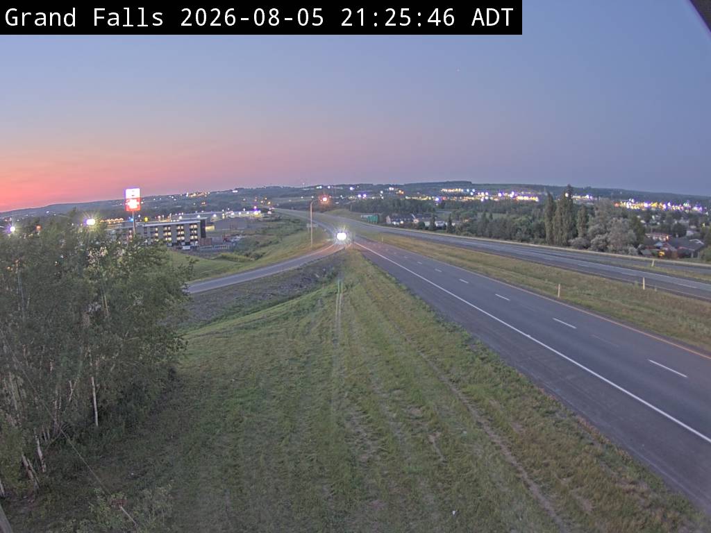 Web Cam image of Grand Falls (NB Highway 2)
