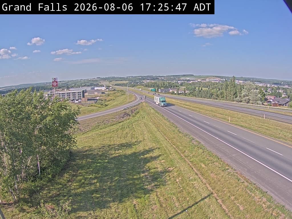 Web Cam image of Grand Falls (NB Highway 2)