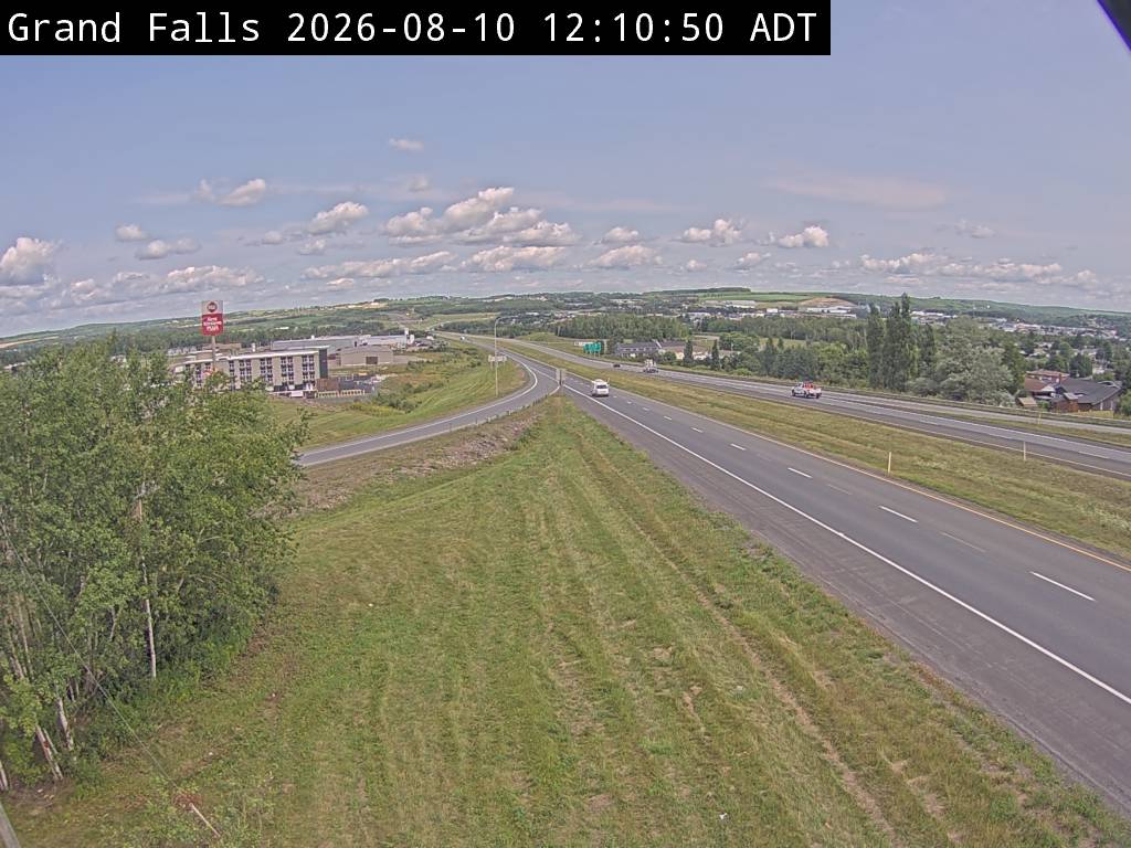 Web Cam image of Grand Falls (NB Highway 2)