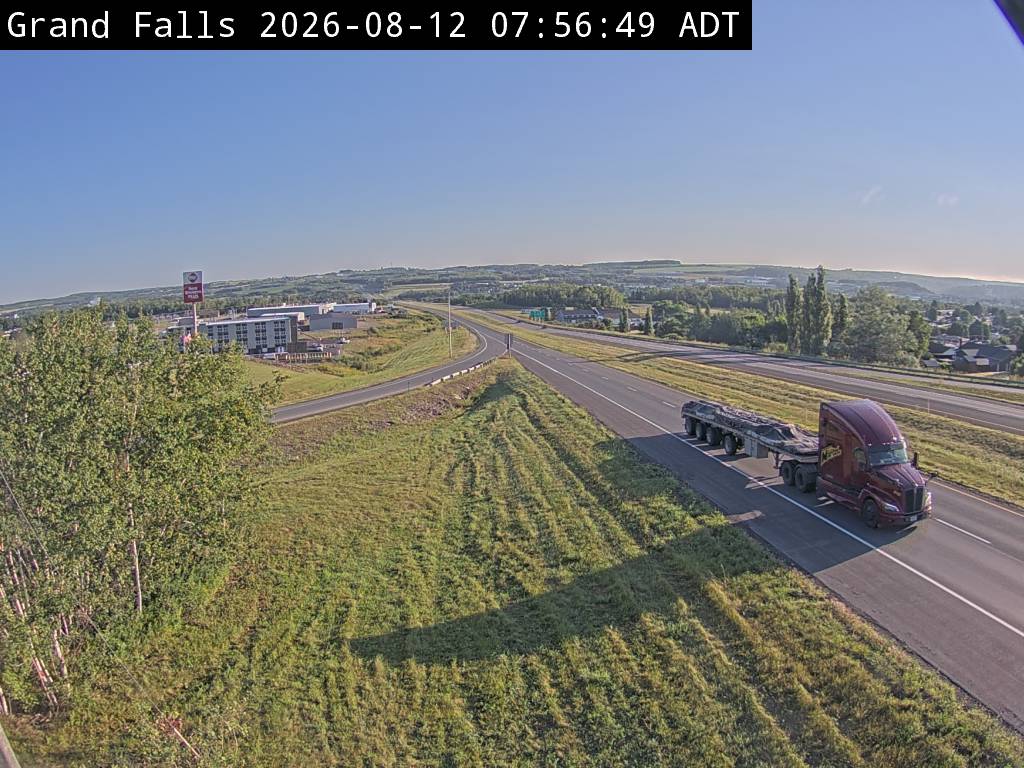 Web Cam image of Grand Falls (NB Highway 2)
