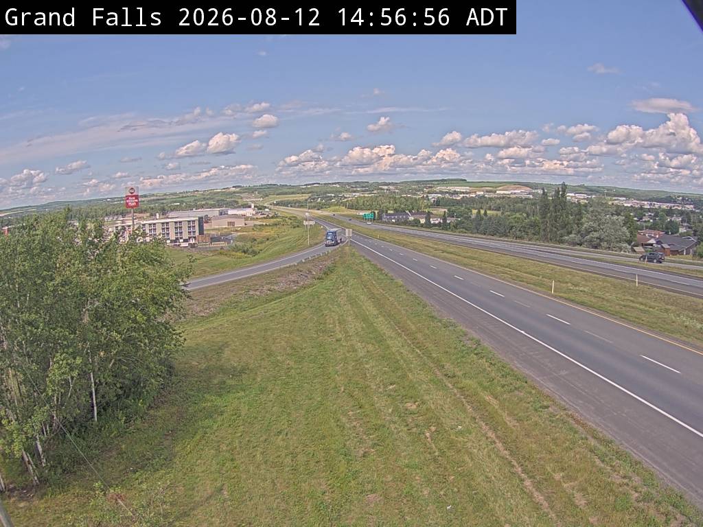 Web Cam image of Grand Falls (NB Highway 2)