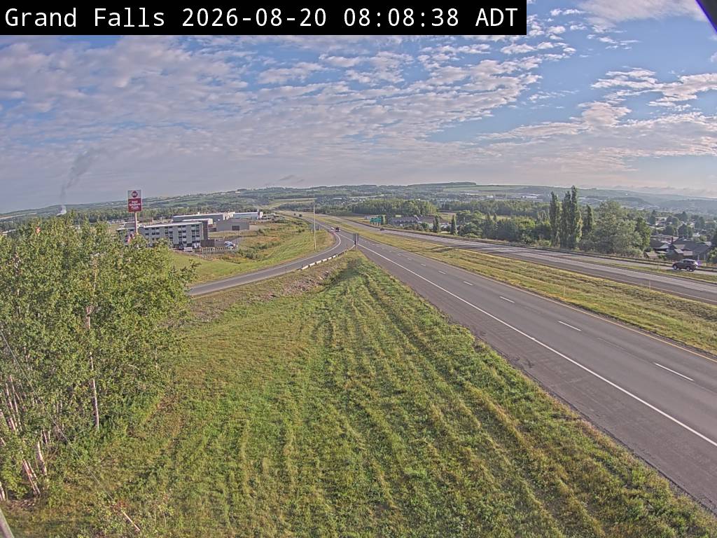 Web Cam image of Grand Falls (NB Highway 2)