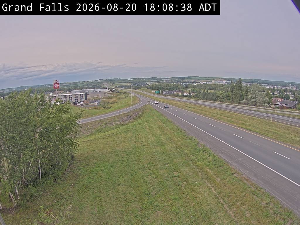Web Cam image of Grand Falls (NB Highway 2)