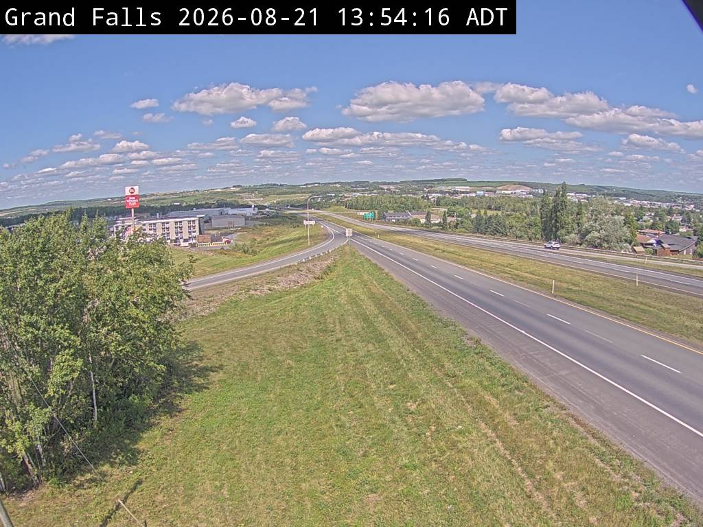 Web Cam image of Grand Falls (NB Highway 2)