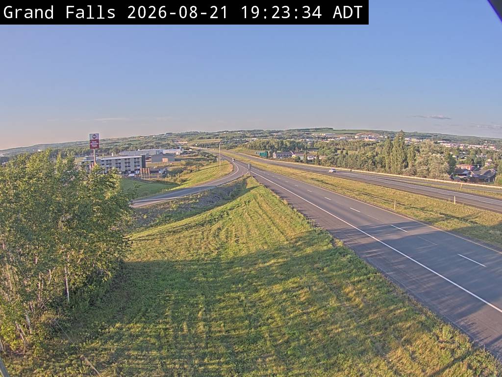 Web Cam image of Grand Falls (NB Highway 2)