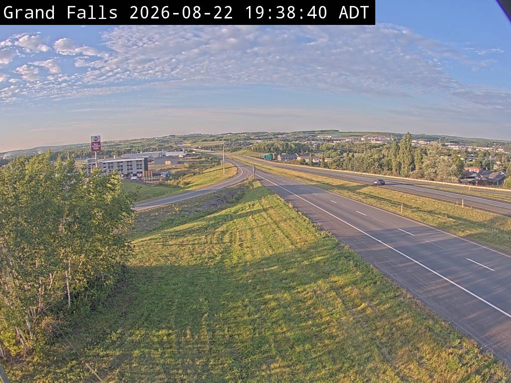 Web Cam image of Grand Falls (NB Highway 2)