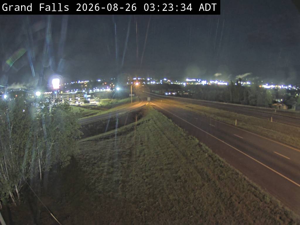 Web Cam image of Grand Falls (NB Highway 2)