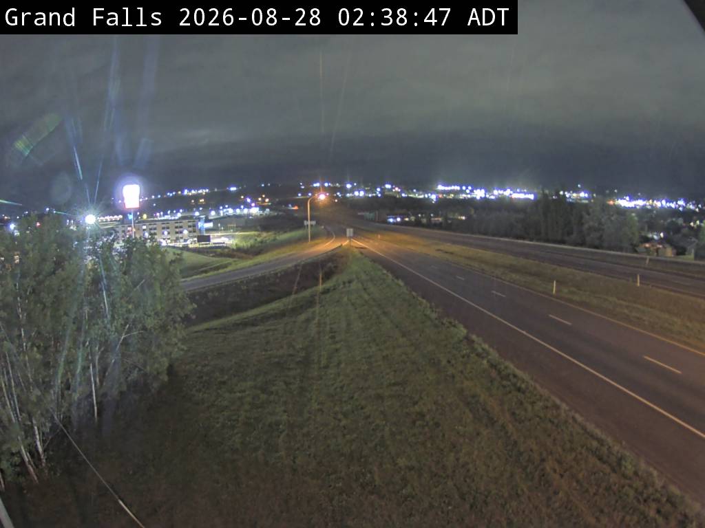 Web Cam image of Grand Falls (NB Highway 2)