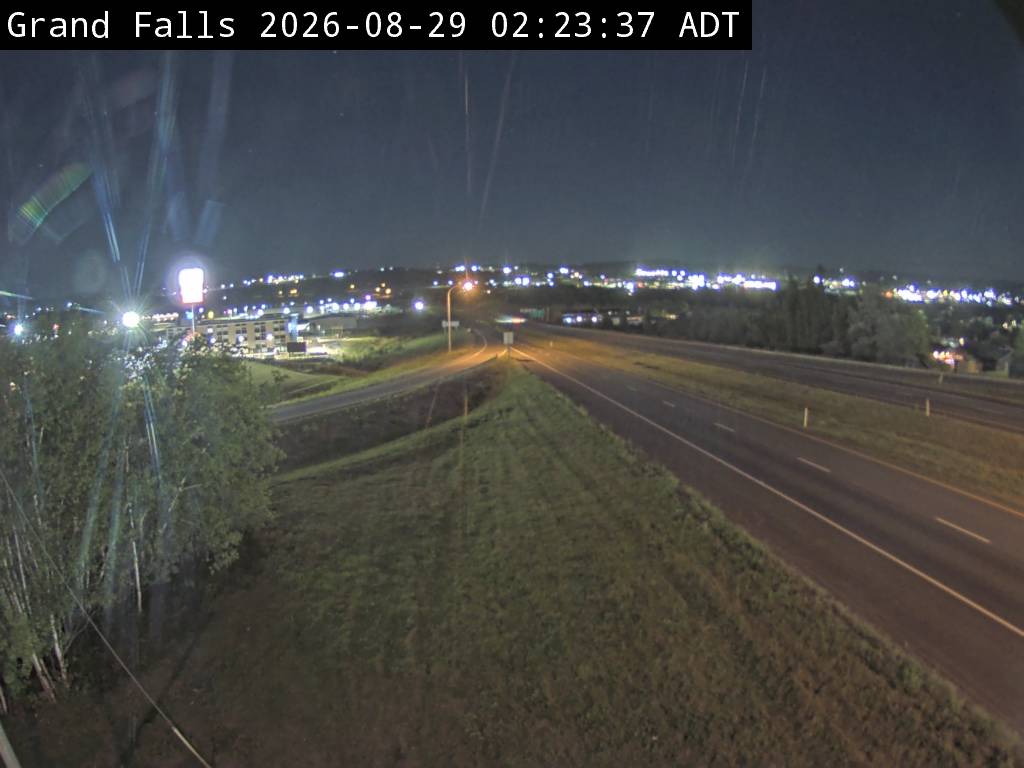 Web Cam image of Grand Falls (NB Highway 2)