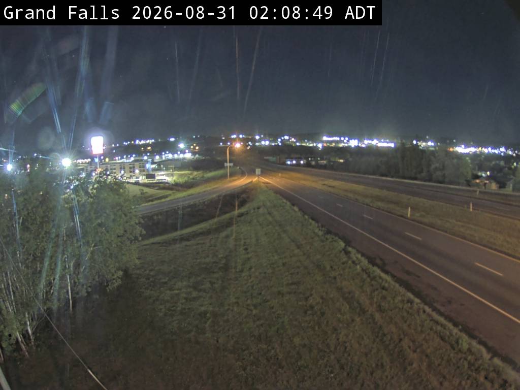 Web Cam image of Grand Falls (NB Highway 2)