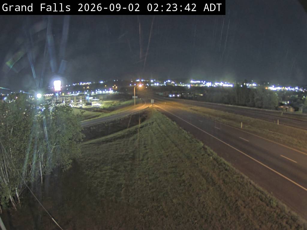 Web Cam image of Grand Falls (NB Highway 2)