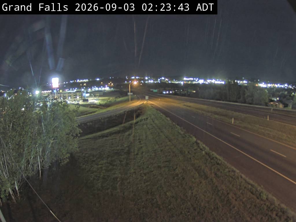 Web Cam image of Grand Falls (NB Highway 2)