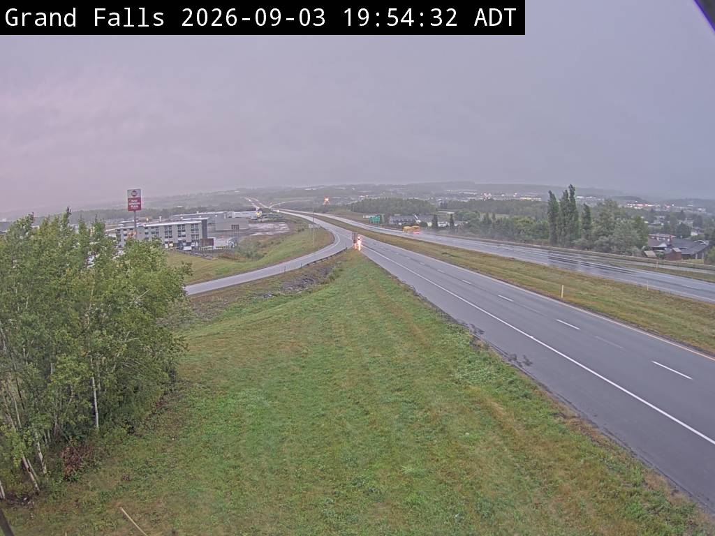 Web Cam image of Grand Falls (NB Highway 2)