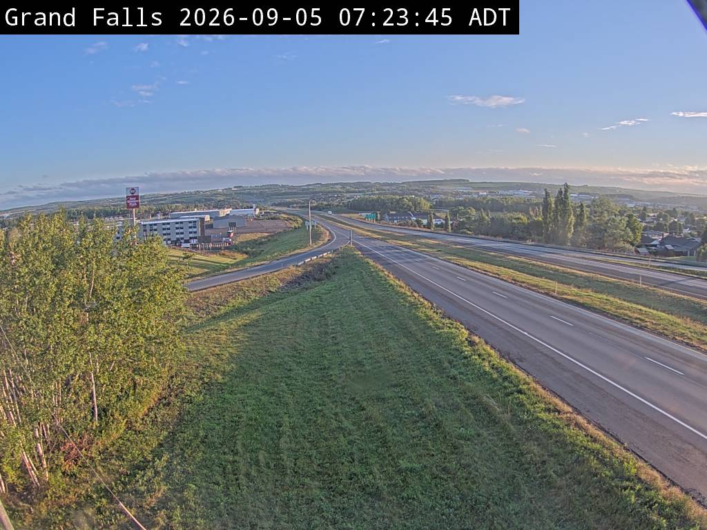 Web Cam image of Grand Falls (NB Highway 2)