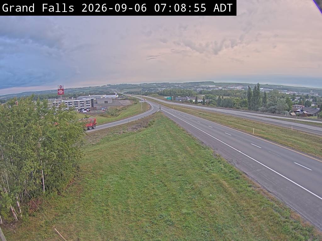 Web Cam image of Grand Falls (NB Highway 2)