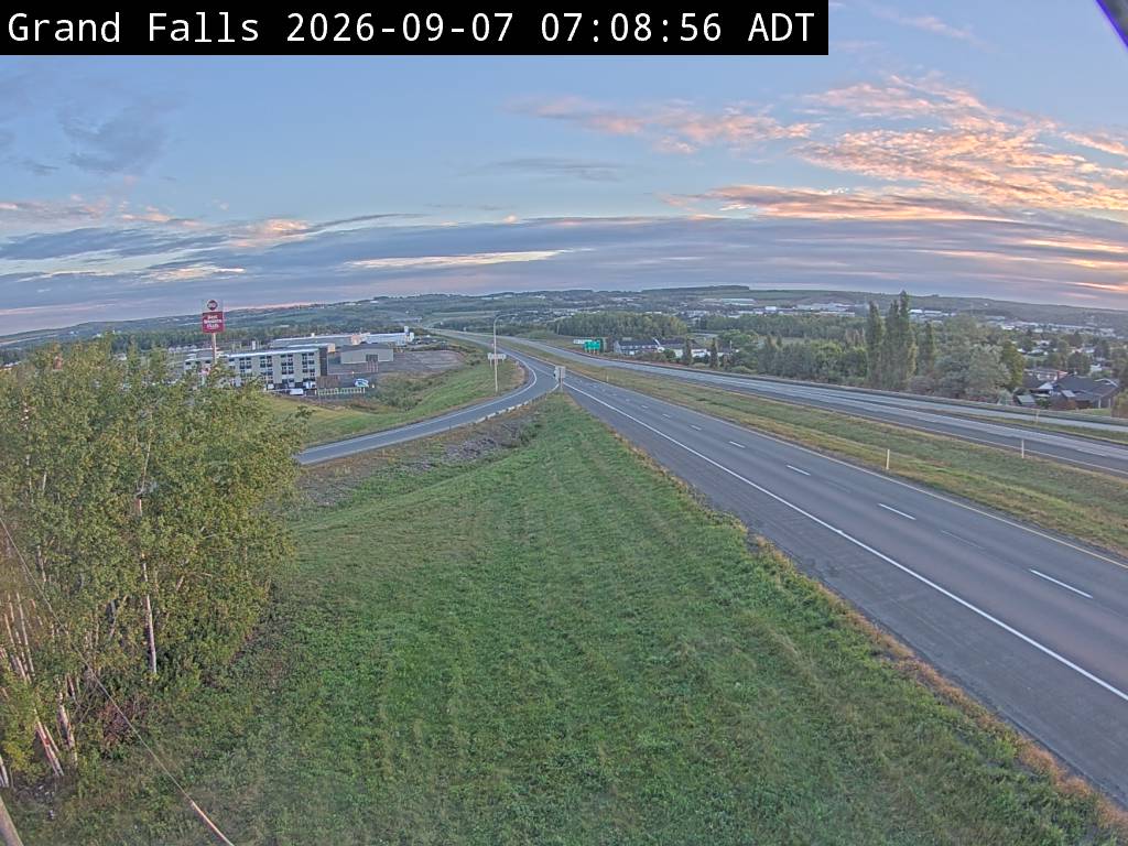 Web Cam image of Grand Falls (NB Highway 2)