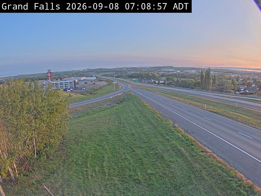 Web Cam image of Grand Falls (NB Highway 2)