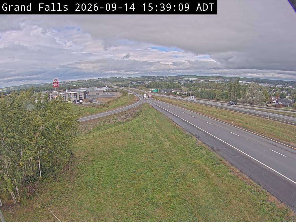 Web Cam image of Grand Falls (NB Highway 2)