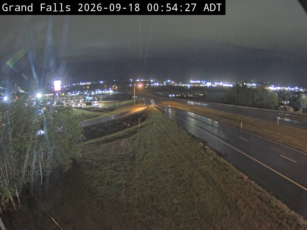 Web Cam image of Grand Falls (NB Highway 2)