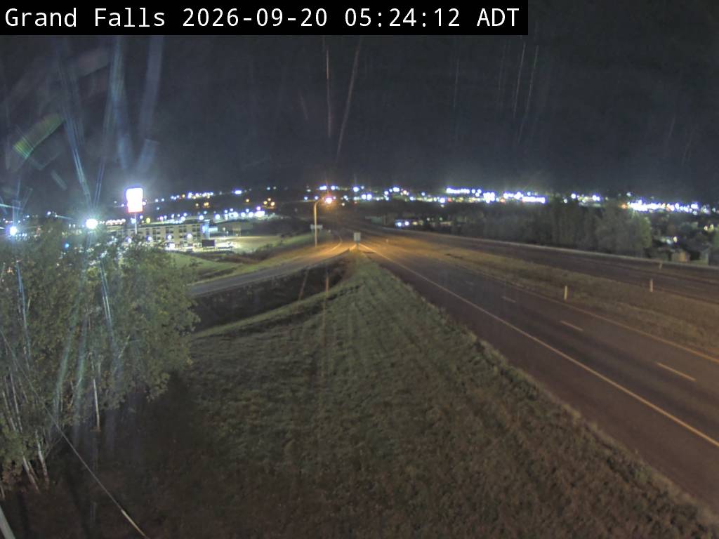 Web Cam image of Grand Falls (NB Highway 2)