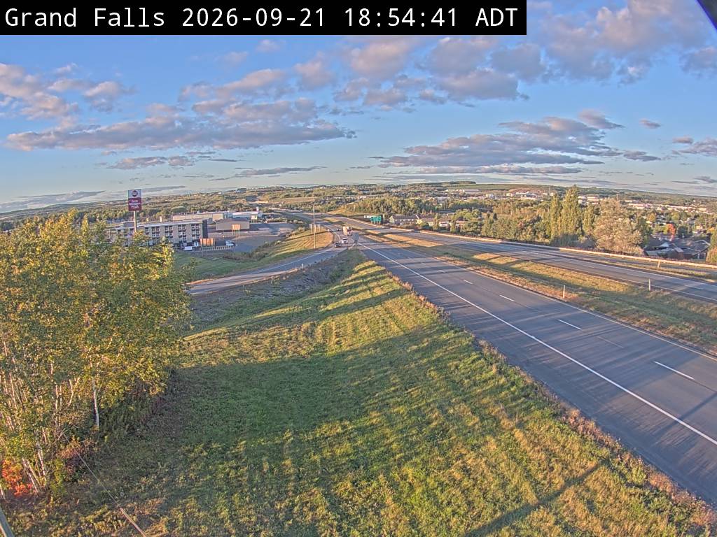 Web Cam image of Grand Falls (NB Highway 2)