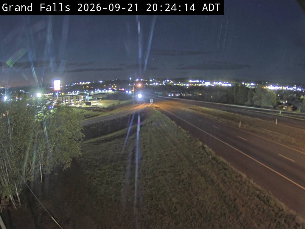 Web Cam image of Grand Falls (NB Highway 2)