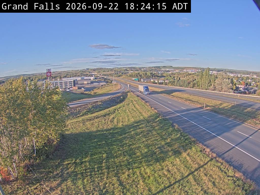 Web Cam image of Grand Falls (NB Highway 2)