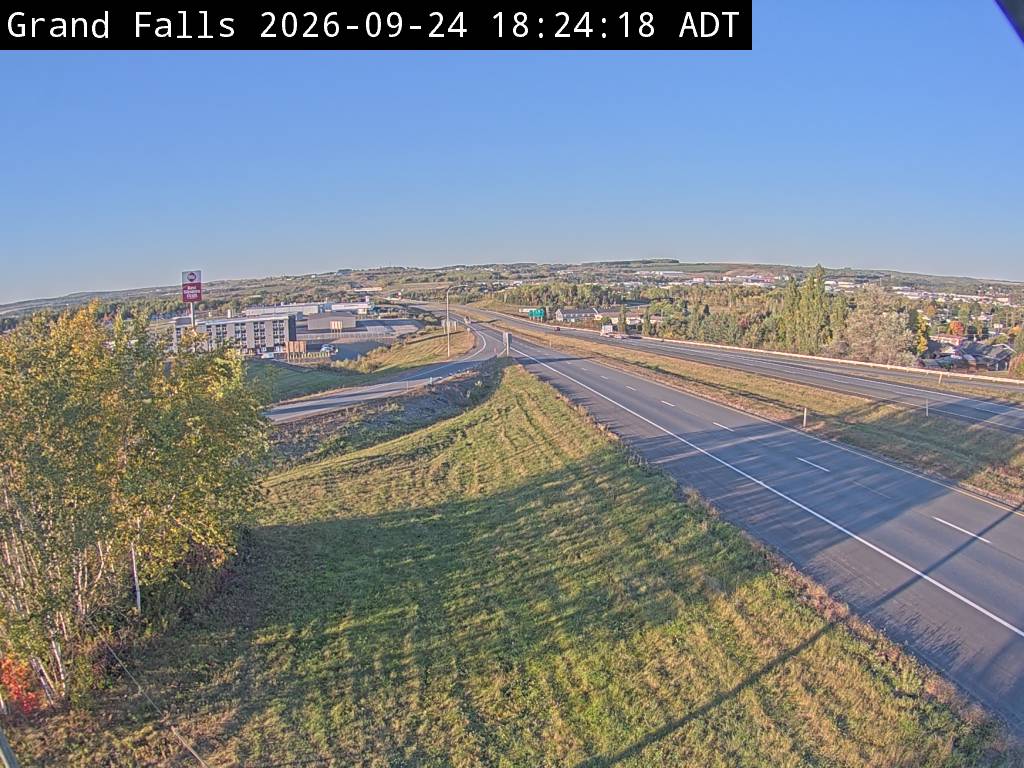 Web Cam image of Grand Falls (NB Highway 2)