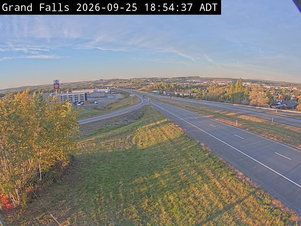 Web Cam image of Grand Falls (NB Highway 2)