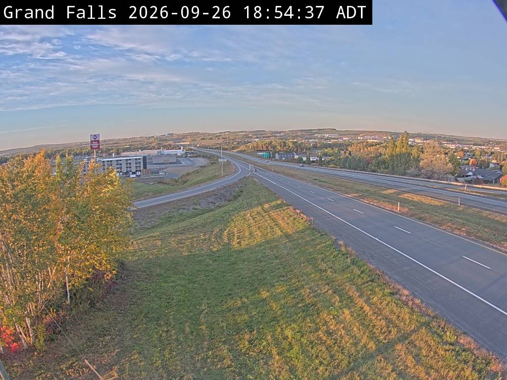 Web Cam image of Grand Falls (NB Highway 2)
