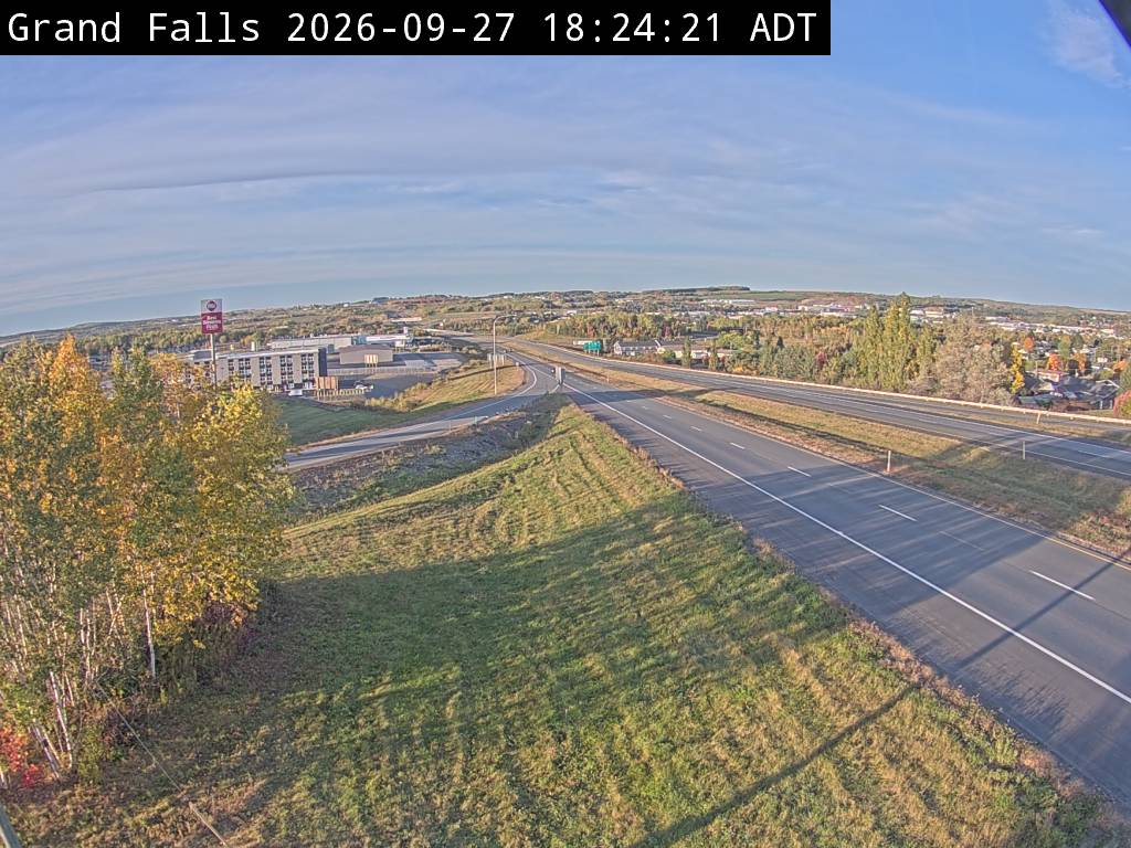 Web Cam image of Grand Falls (NB Highway 2)