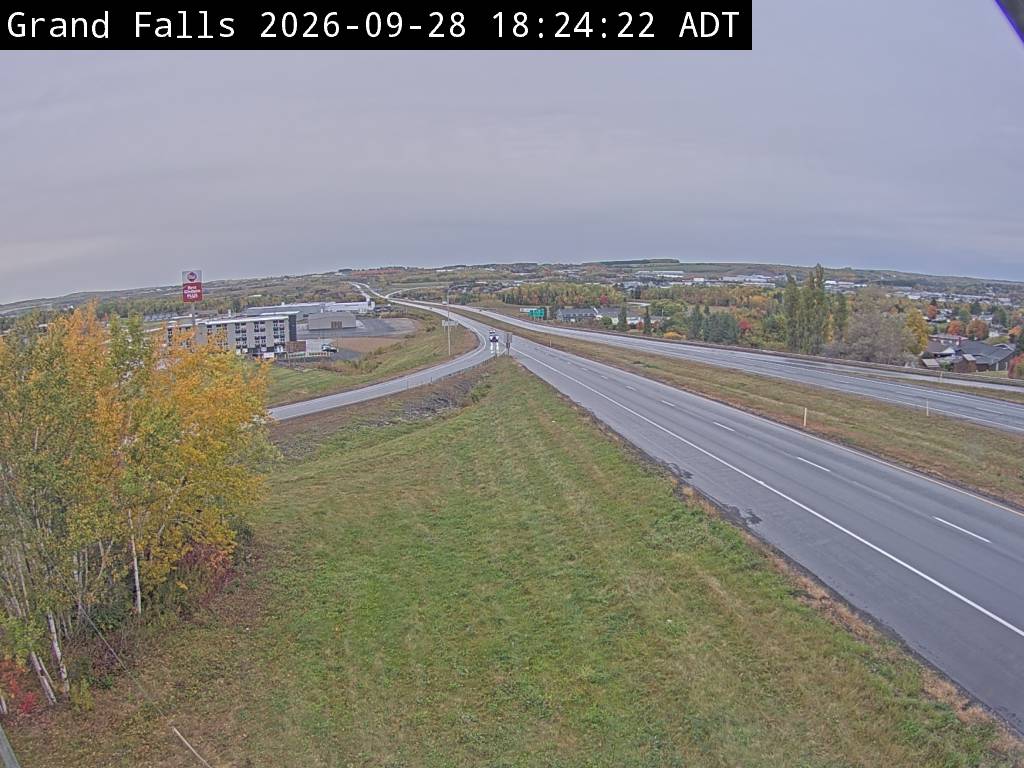Web Cam image of Grand Falls (NB Highway 2)