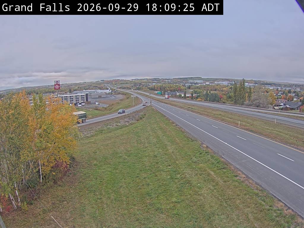 Web Cam image of Grand Falls (NB Highway 2)