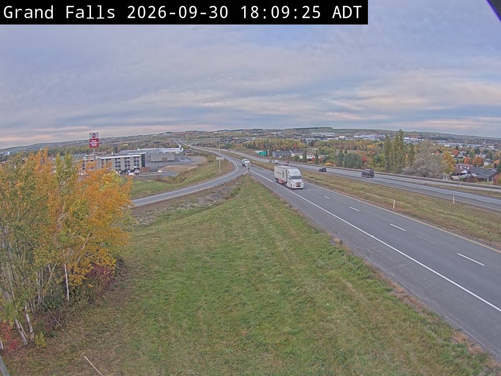 Web Cam image of Grand Falls (NB Highway 2)