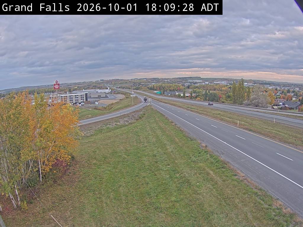 Web Cam image of Grand Falls (NB Highway 2)